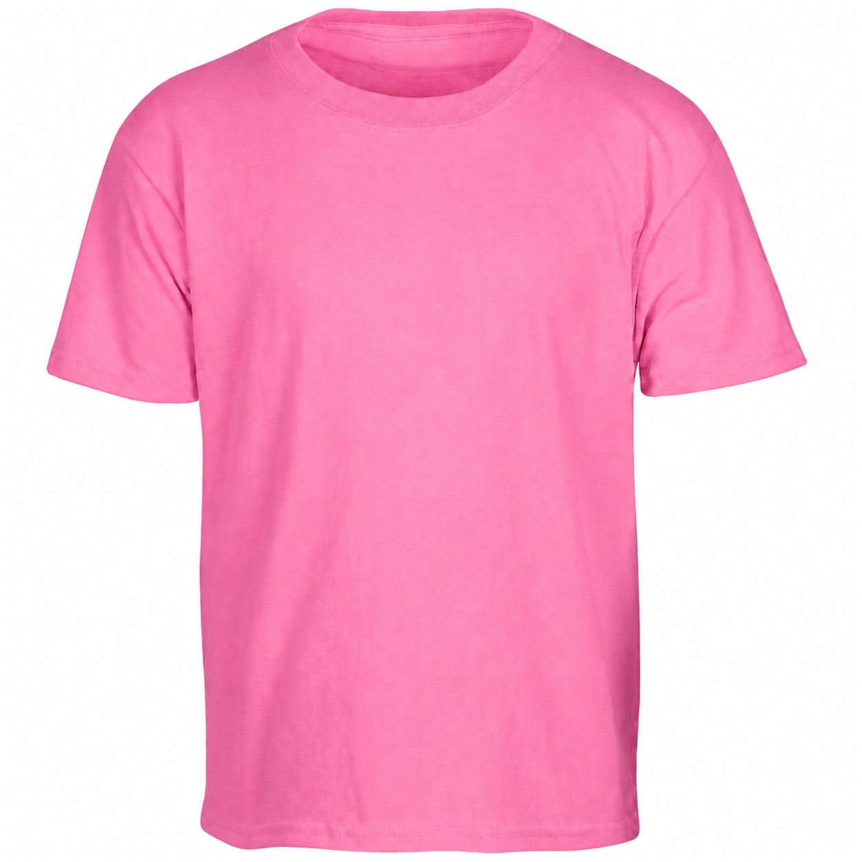 Youth Cotton T Shirt — Pink