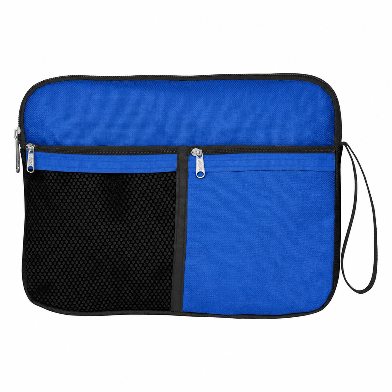 Oxford Zippered Electronics Organizer — Blue