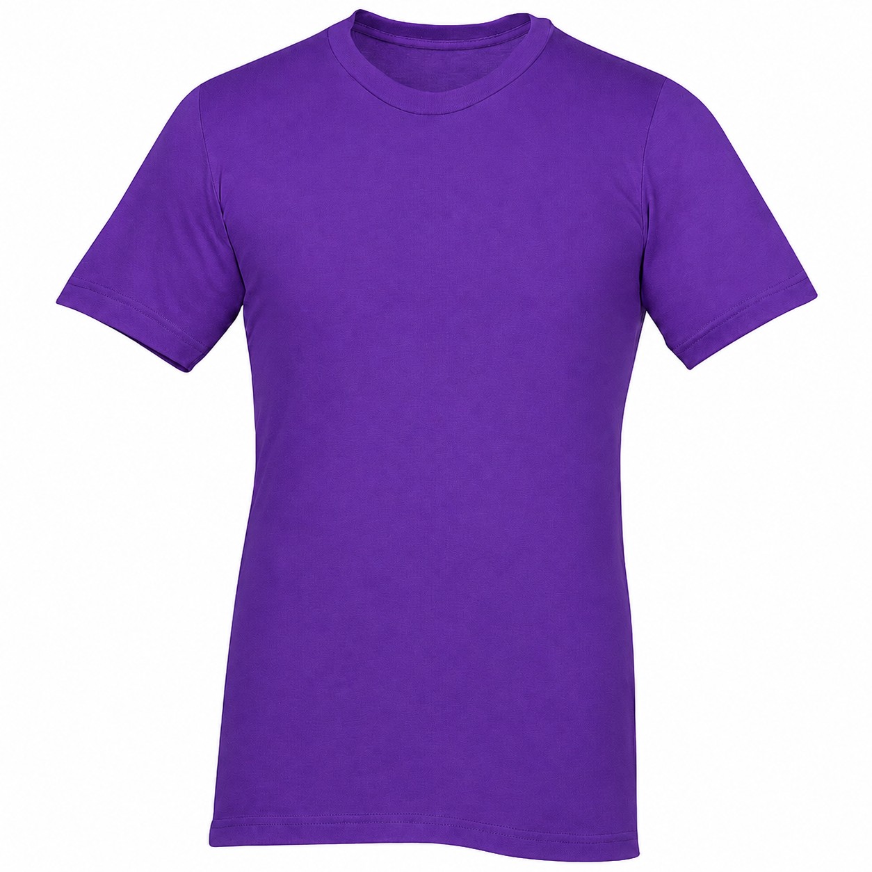 Men's Fitted Fine Jersey Shirt — Purple