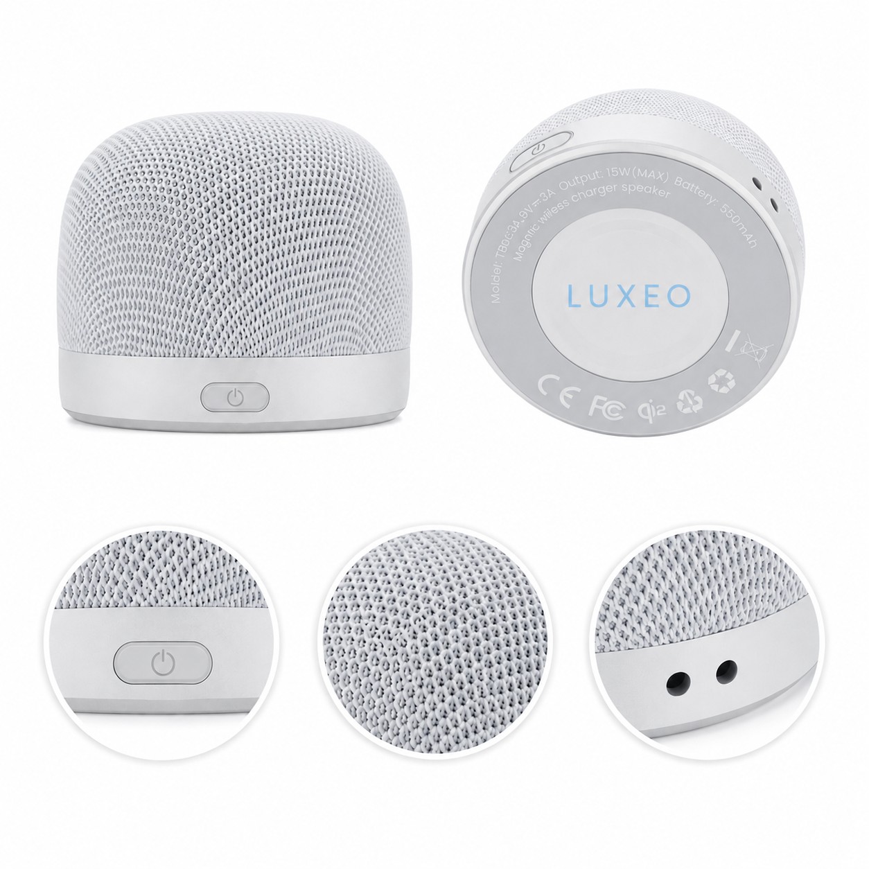 Compact Magnetic Charger Speaker