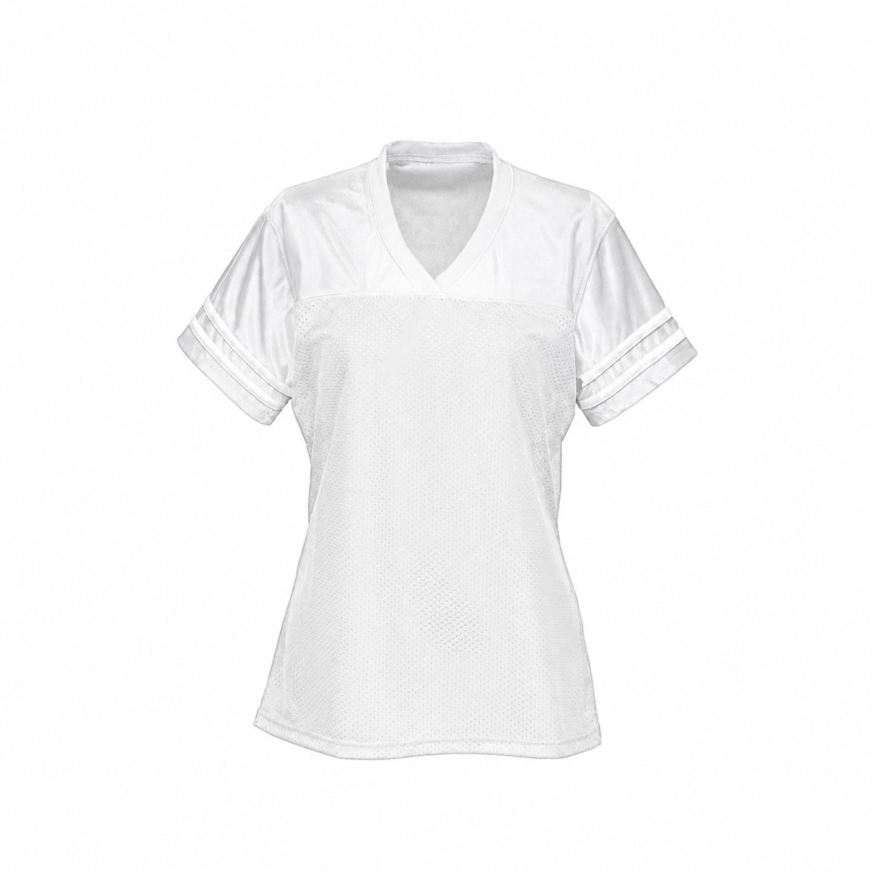 Ladies Polyester Mesh Team Jersey — White