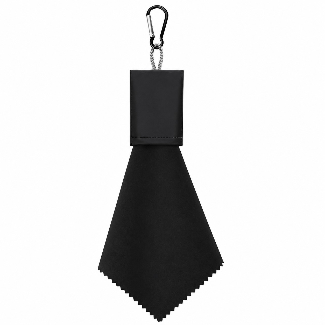 Microfiber Eyeglass Cleaning Cloth Keychain Pouch — view 2