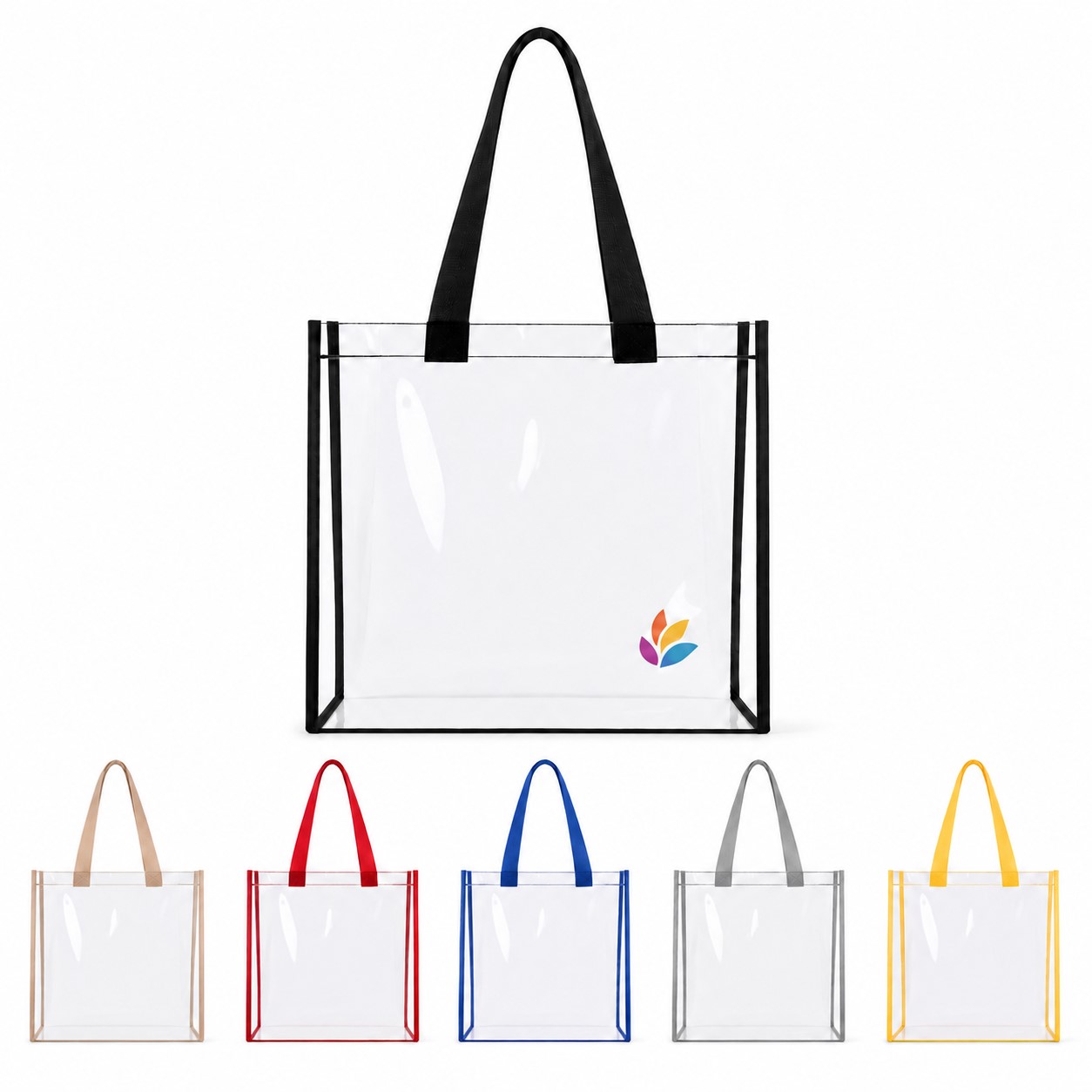 Clear Waterproof PVC Stadium Tote