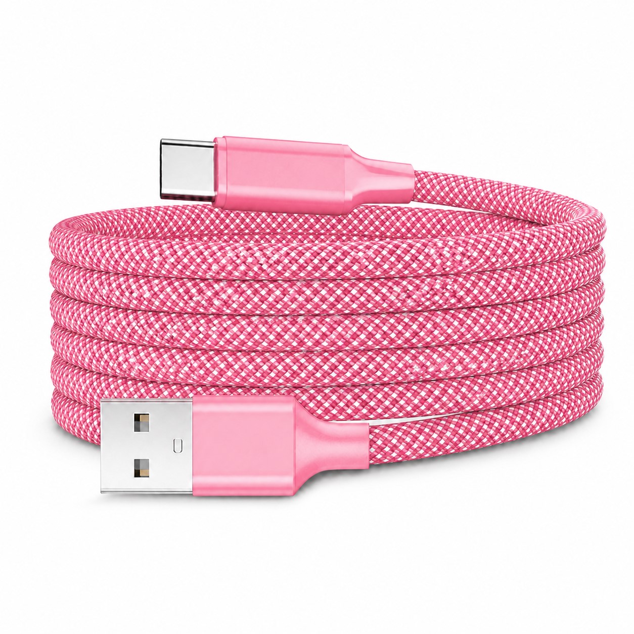 Self Winding Charging Cable — Pink