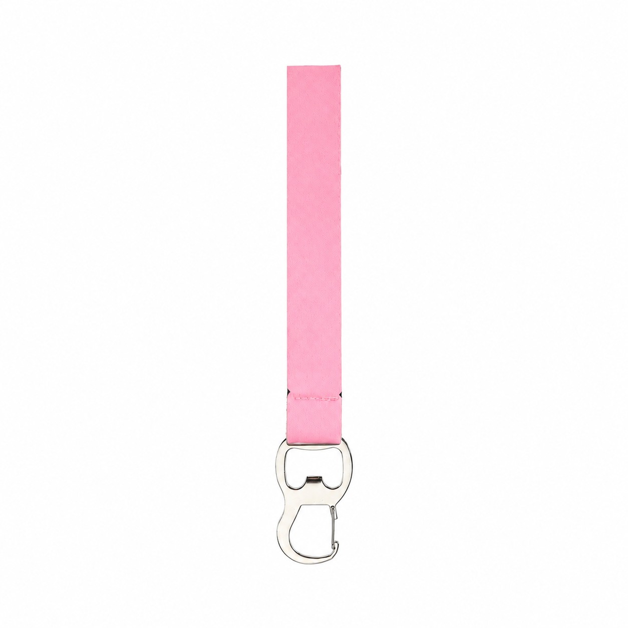 Neoprene Wristband Bottle Opener Keychain — Pink