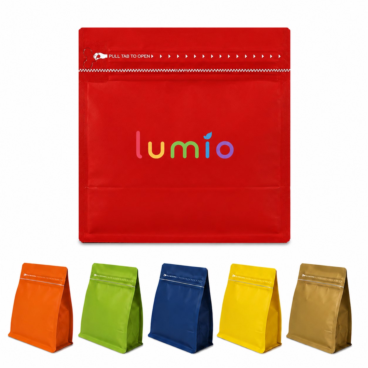 Reusable Aluminum Foil Flat Bottom Coffee Bag