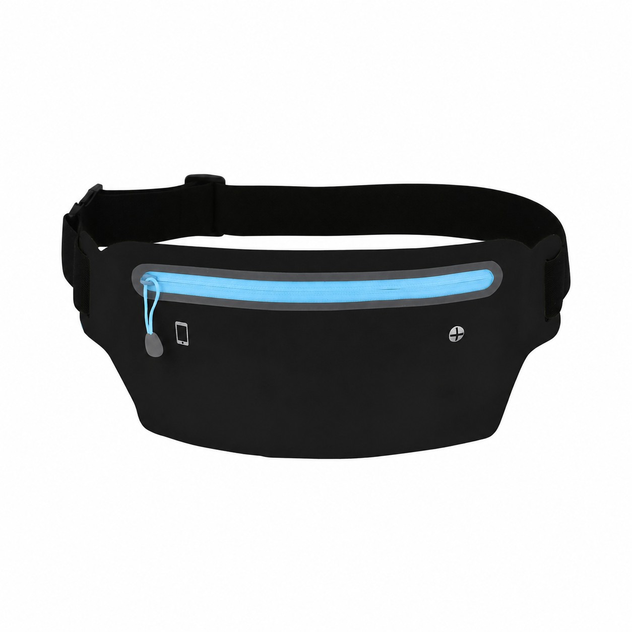 Spandex Running Fanny Pack — Sky Blue