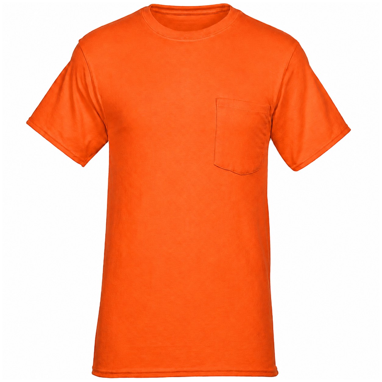 Reinforced Pocket Workwear T Shirt — Orange