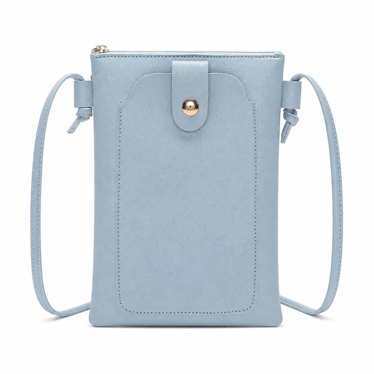 Vertical PU Crossbody Phone Bag — view 2