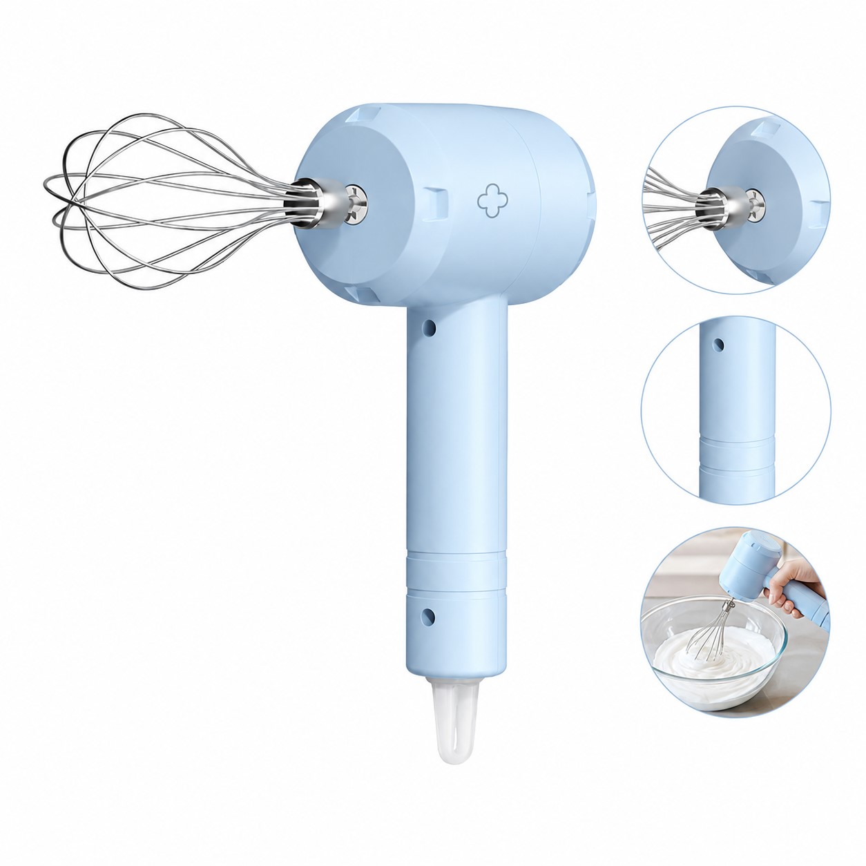 USB Rechargeable Cordless Hand Mixer
