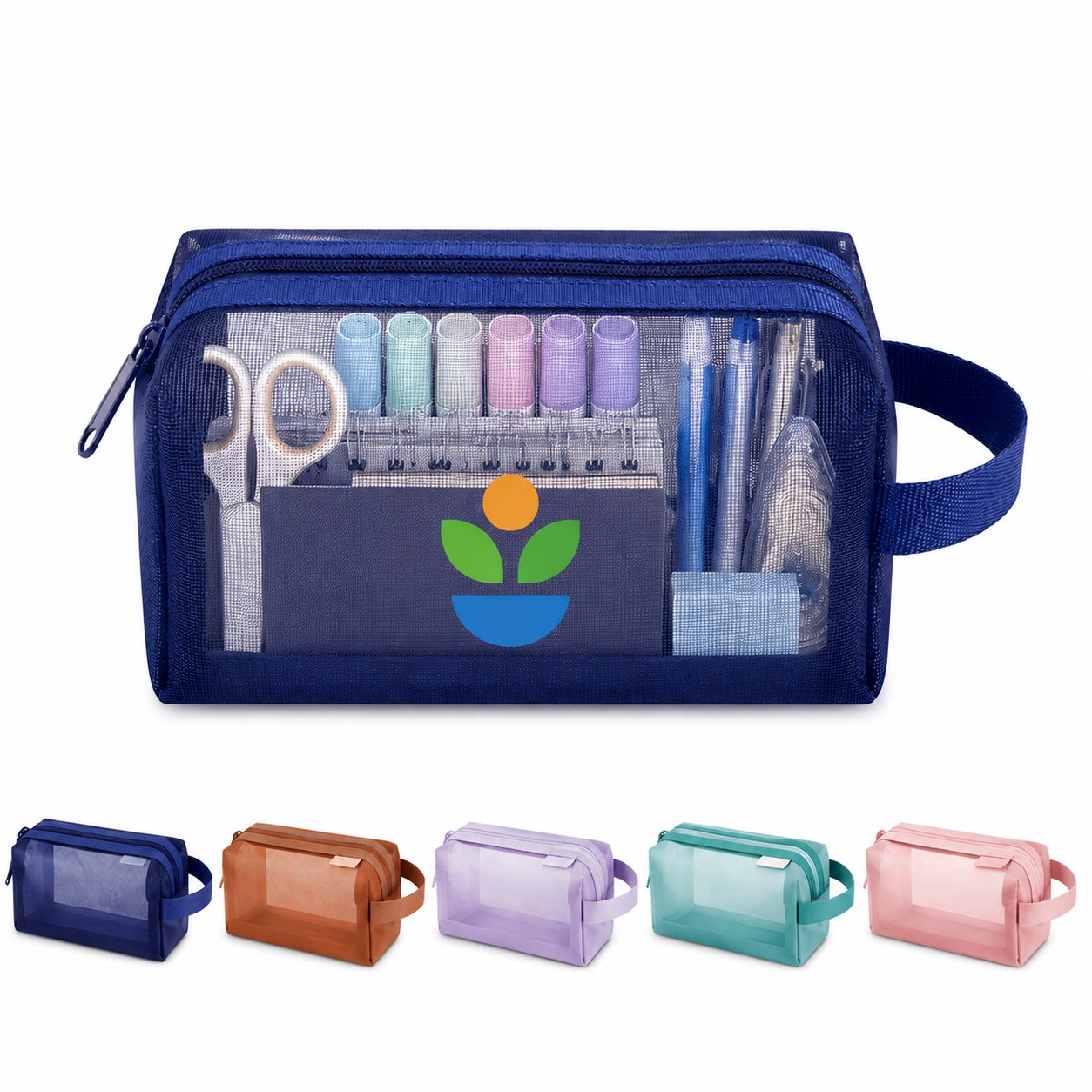 Compact Nylon Mesh Storage Pouch