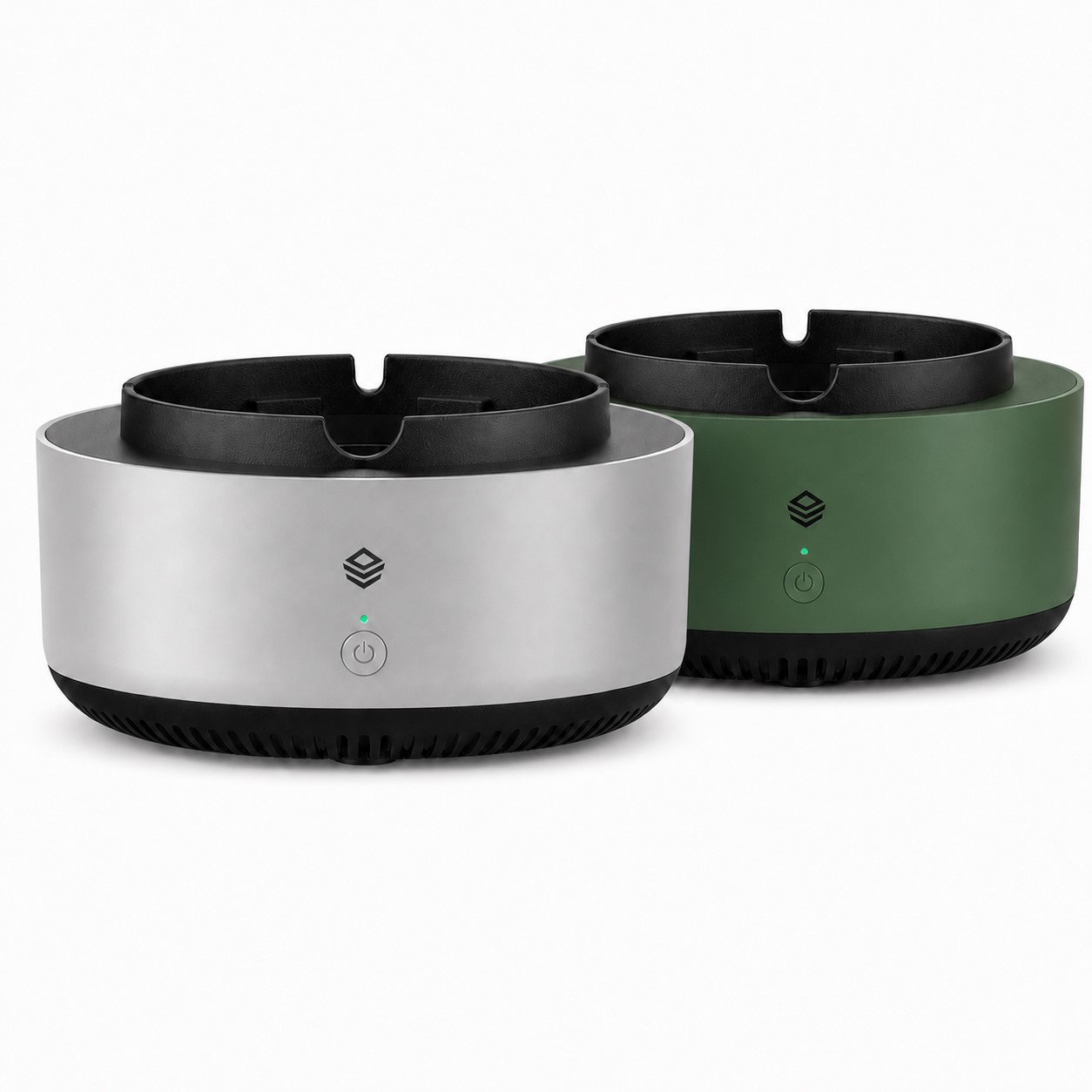 Compact ABS Smokeless Ashtray With Composite Filter