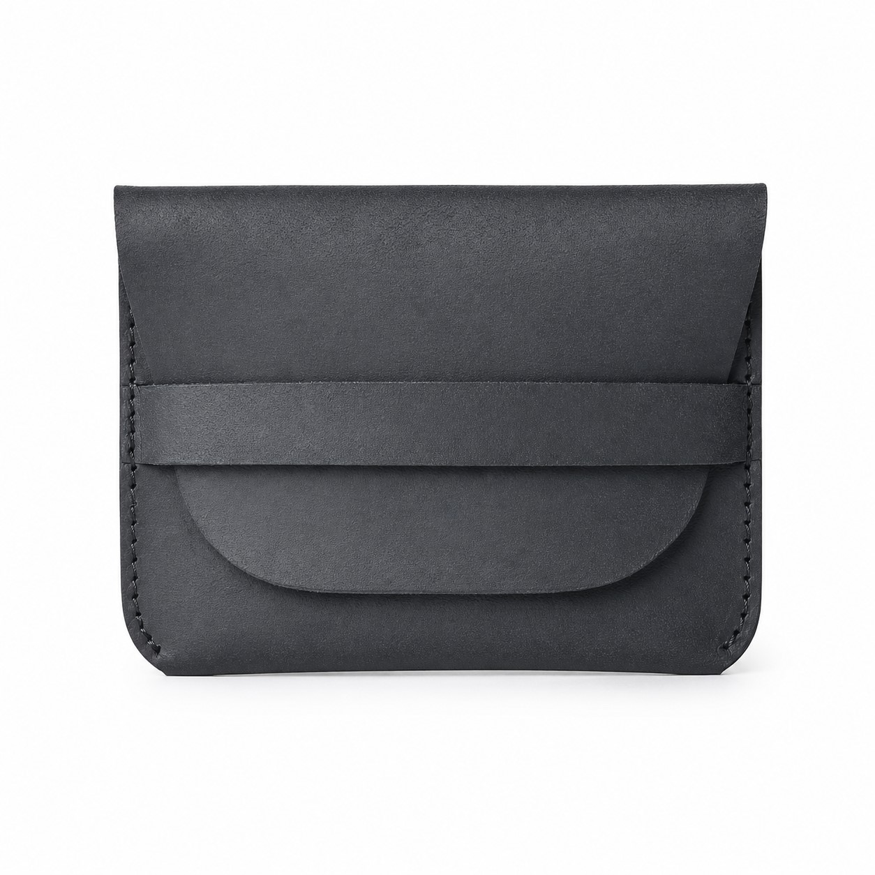 Oil Tanned Top Grain Leather Card Holder — view 2