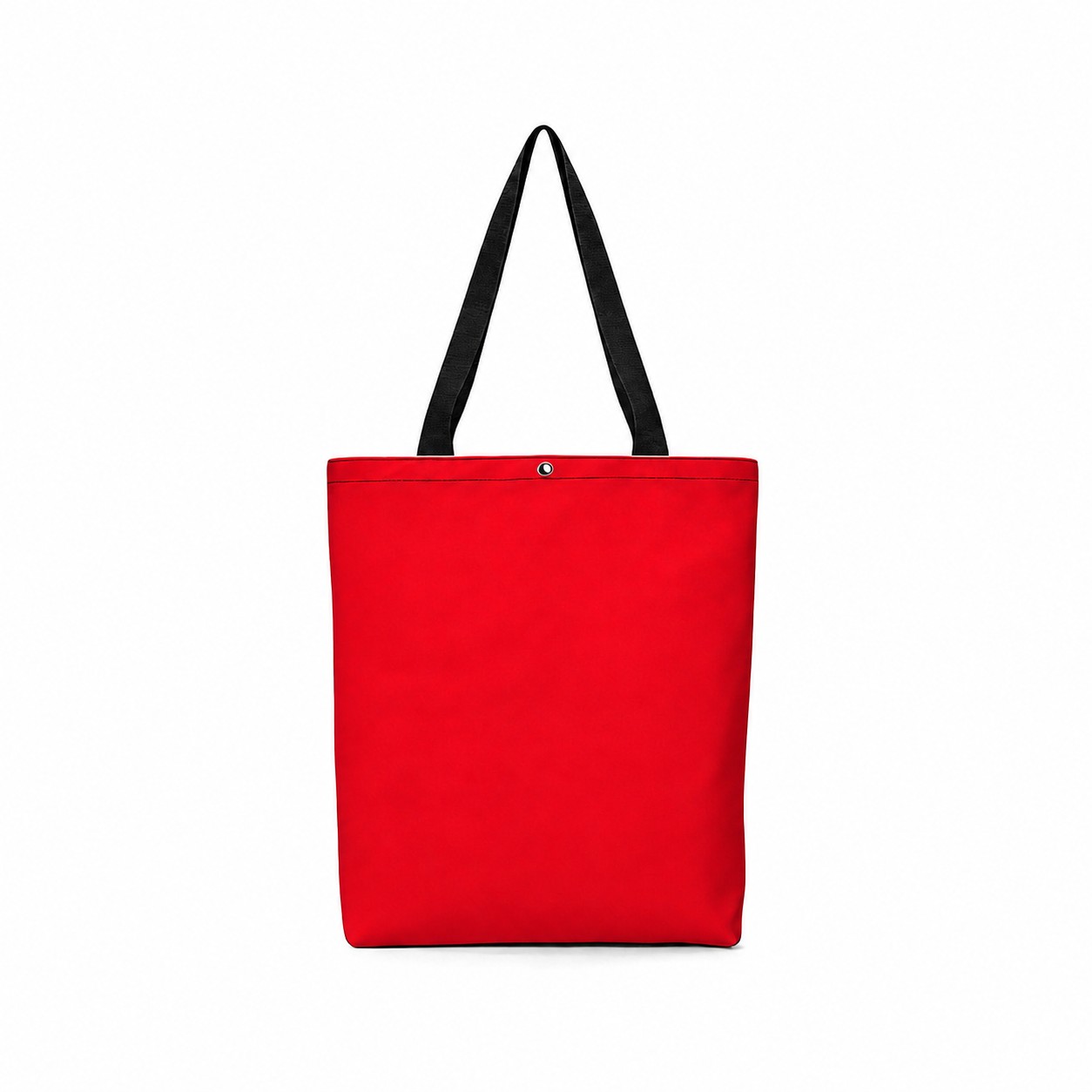 600D Polyester Gusseted Tote Bag — Red