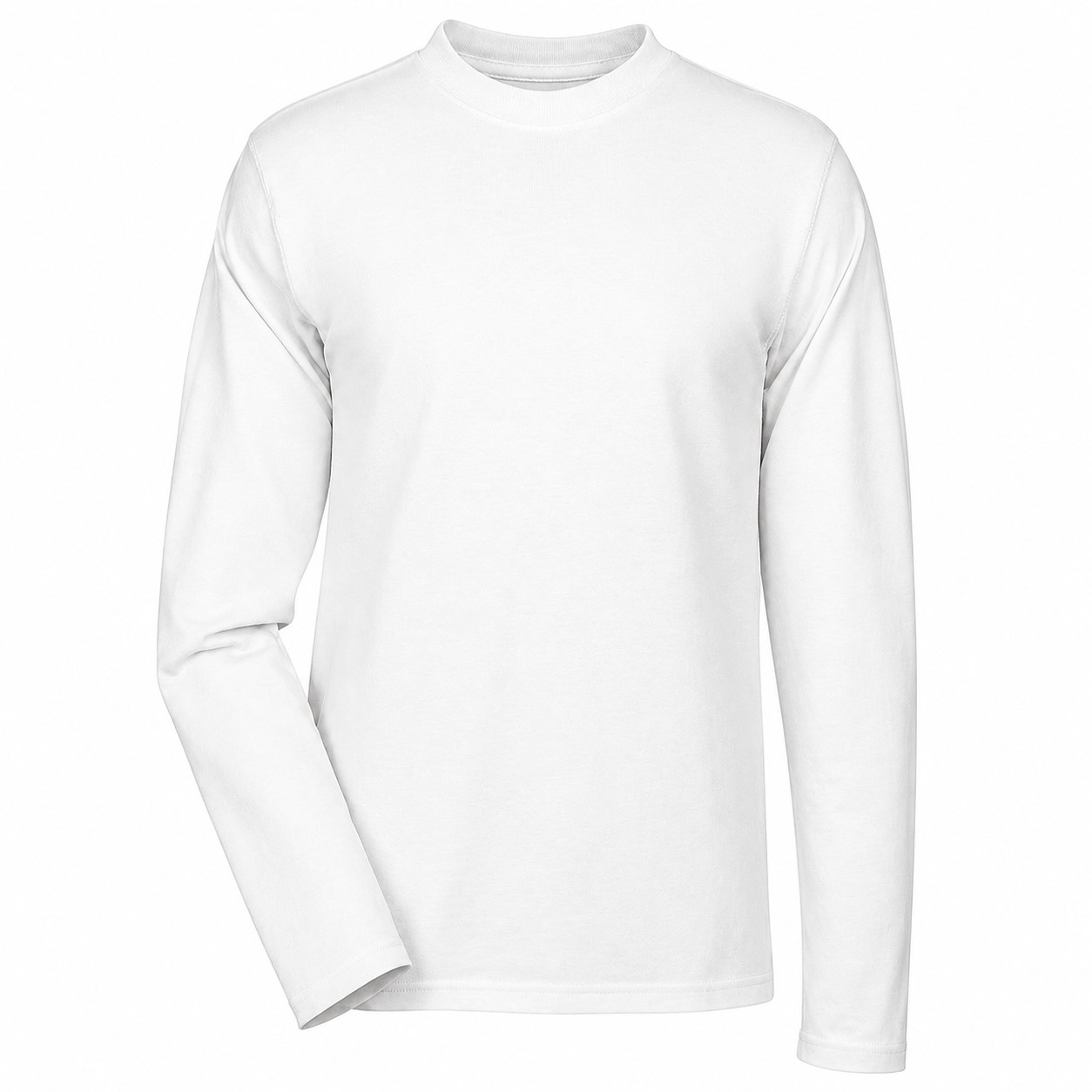 Recycled Cotton Polyester Full Zip Hoodie — White