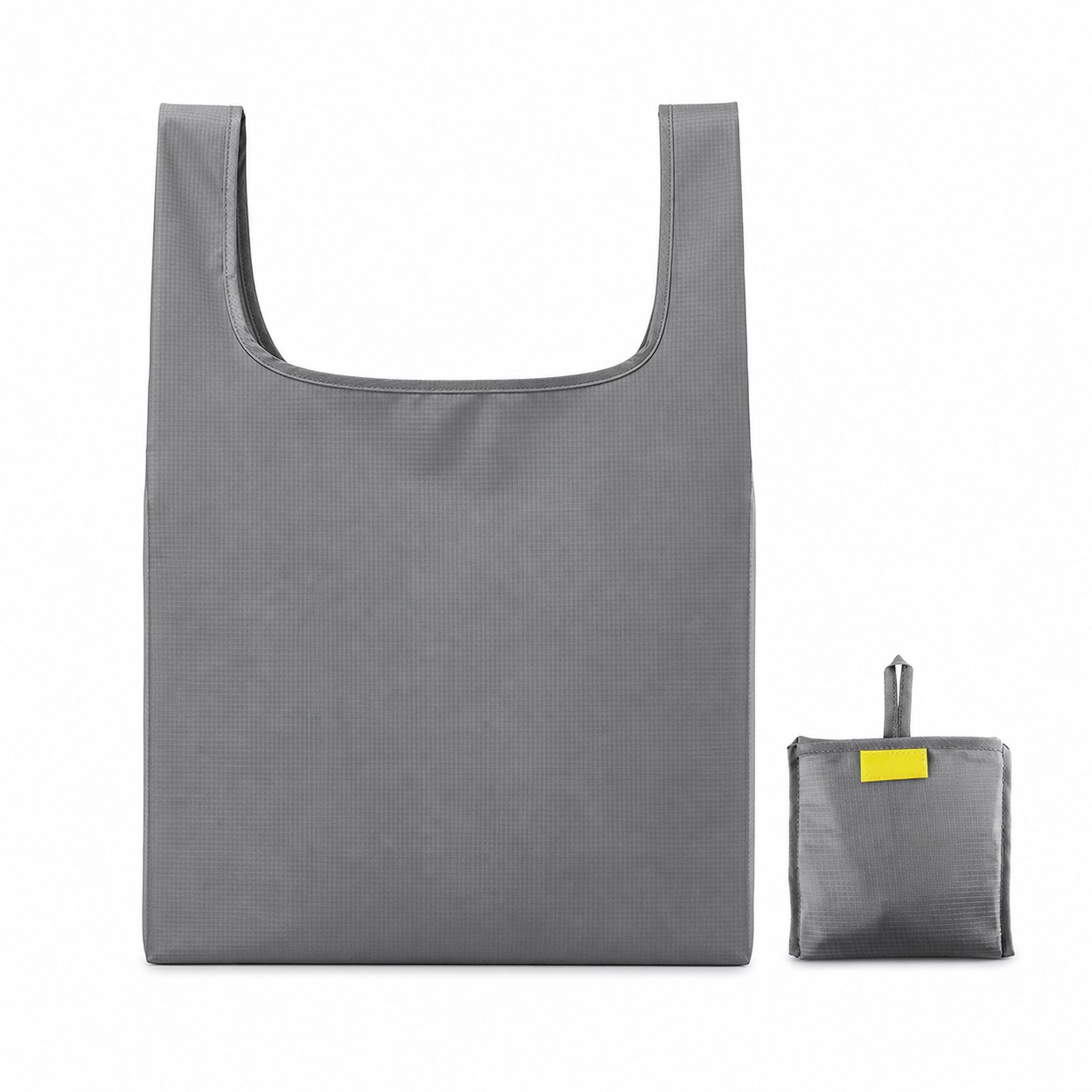 Plastic Grocery Tote With Integrated Pouch — view 2