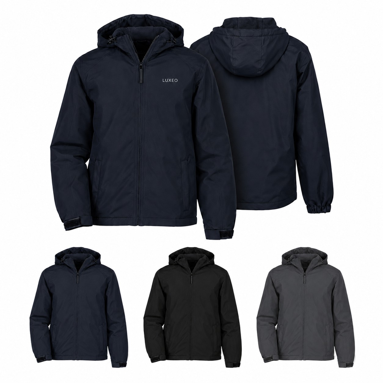 Ladies Waterproof Polyester Zip Jacket