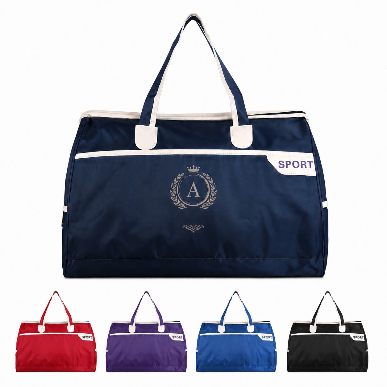 Water Resistant Polyester Travel Duffle Bag