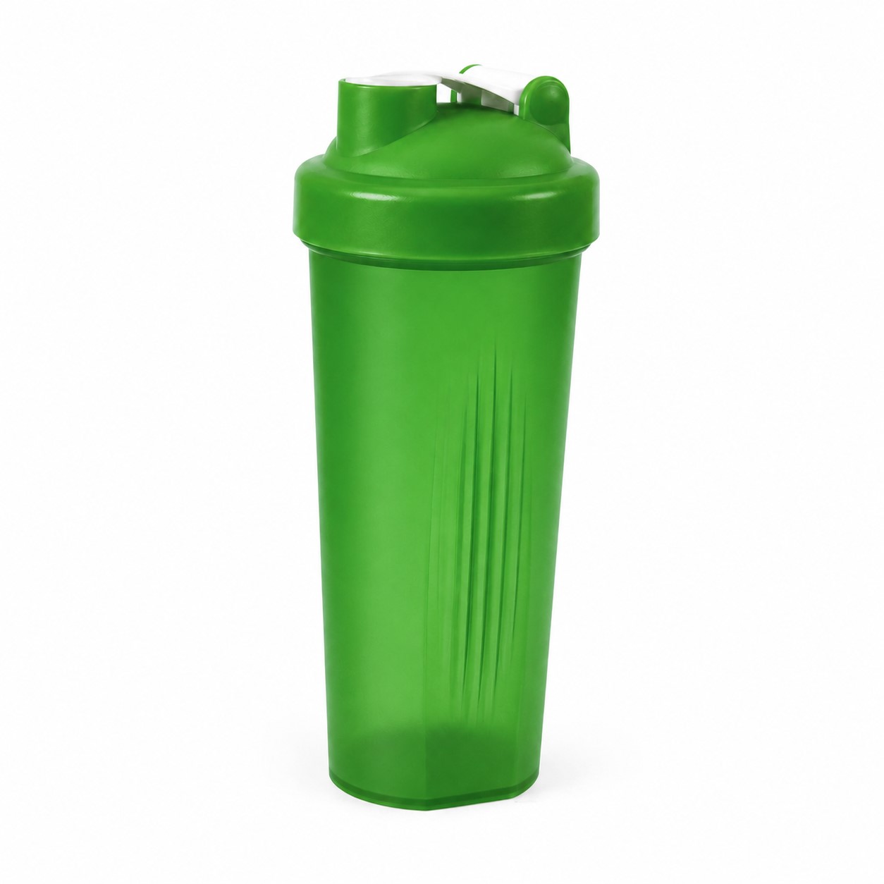 Plastic Workout Shaker Bottle — Green