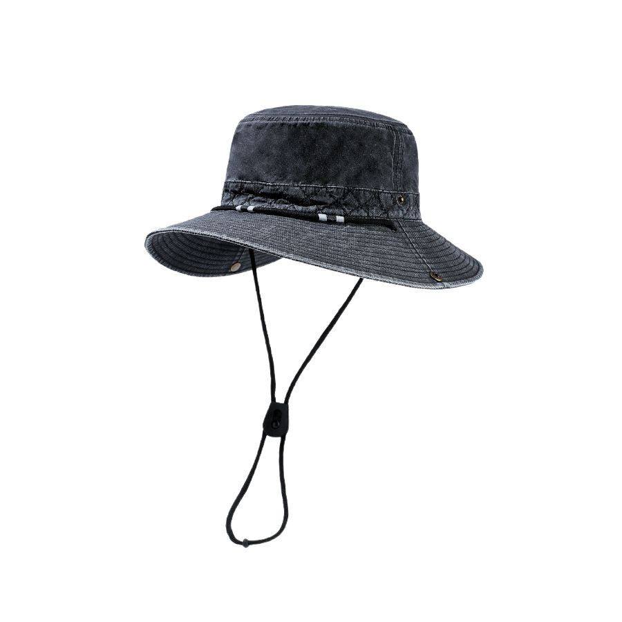 Polyester Chin Cord Bucket Sun Hat — view 2