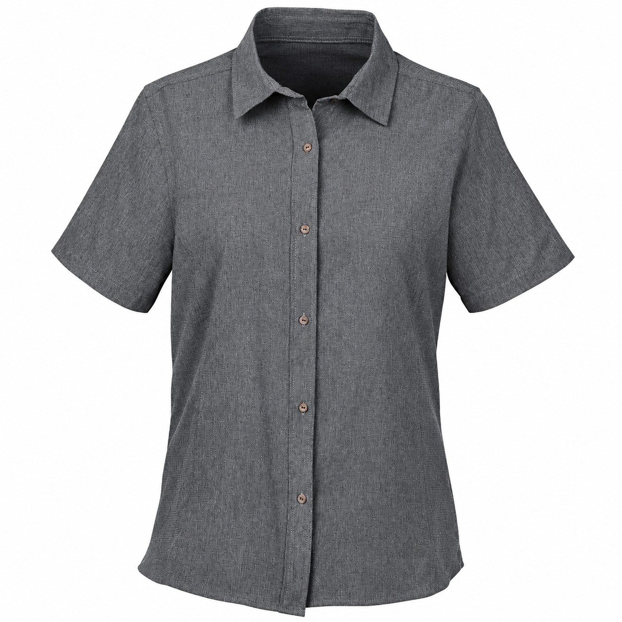 Collared Cotton Workwear Shirt — view 2