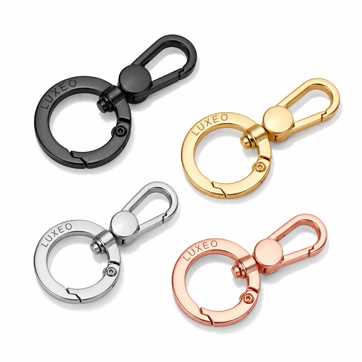 Swivel Clip Metal Key Ring