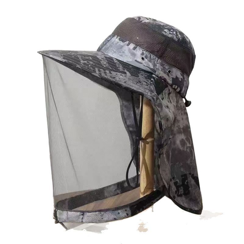 Polyester Camo Mesh Shield Hat — view 2