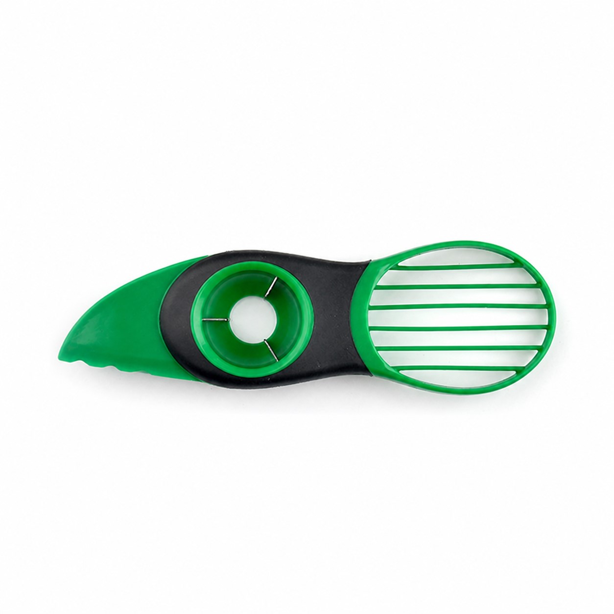 Green Avocado Slicer Prep Tool — Green