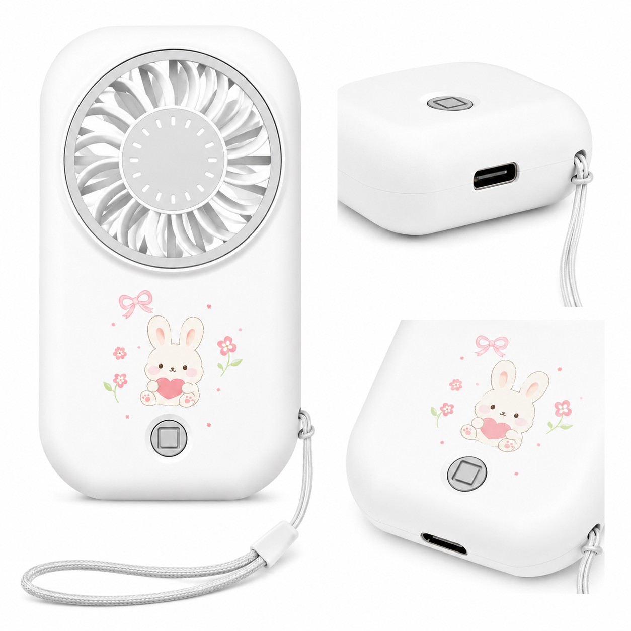 Compact ABS Handheld Fan