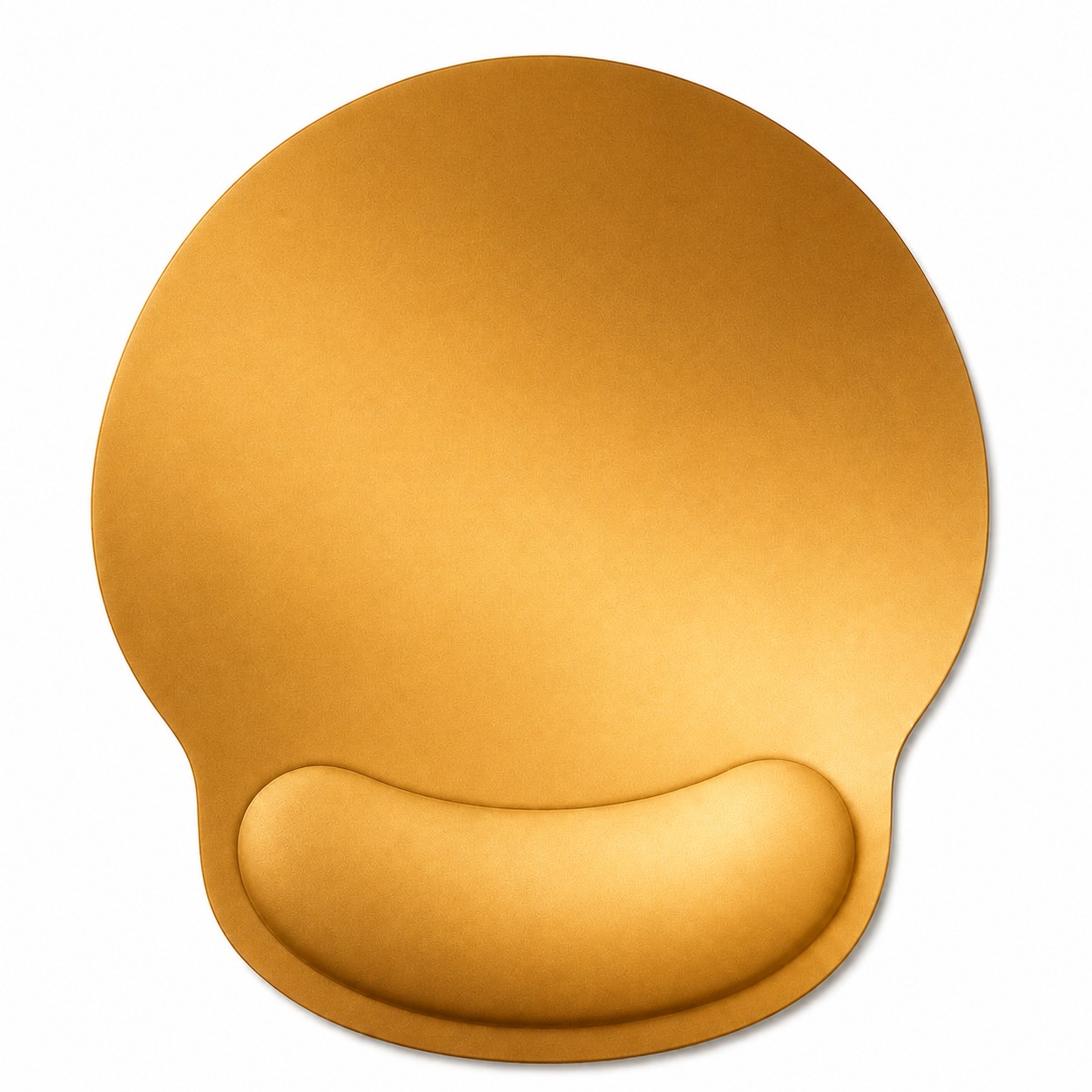 Ergonomic Gel Wrist Rest Mouse Pad — Bronze Gold