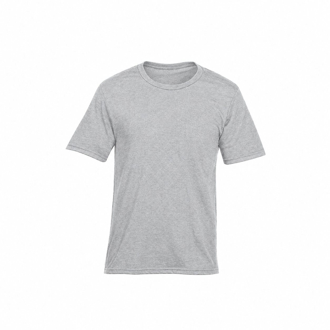 Men's Cotton Polyester Blend T-Shirt — Silver