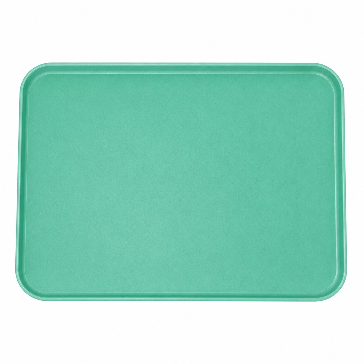 Large Reusable Plastic Serving Tray — Lake Green