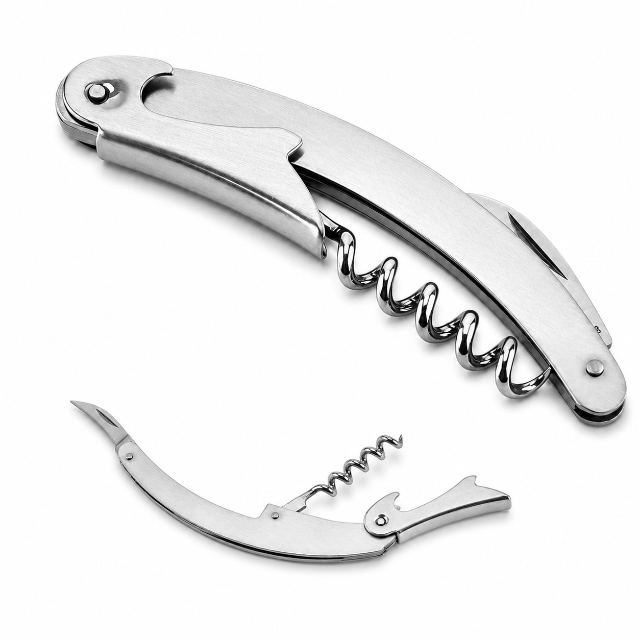 Stainless Waiters Corkscrew Opener