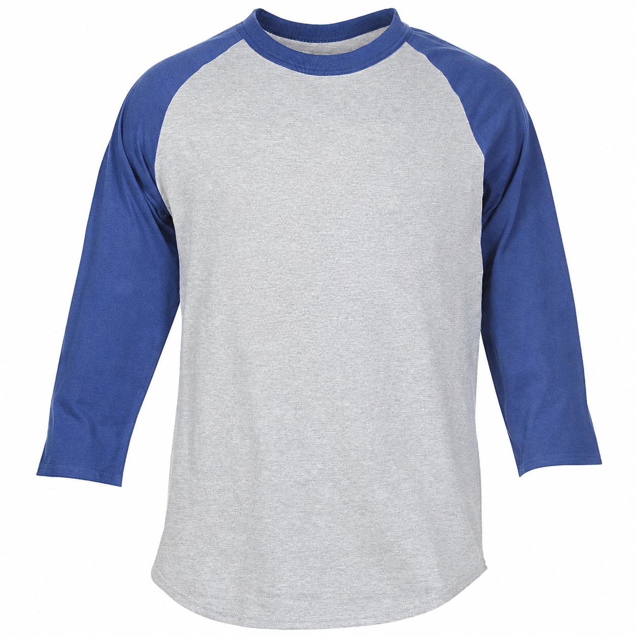 Cotton Colorblock Baseball Sleeve Shirt — view 2