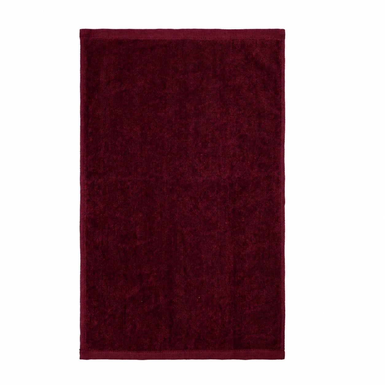 Cotton Velour Rally Towel — Burgundy Red