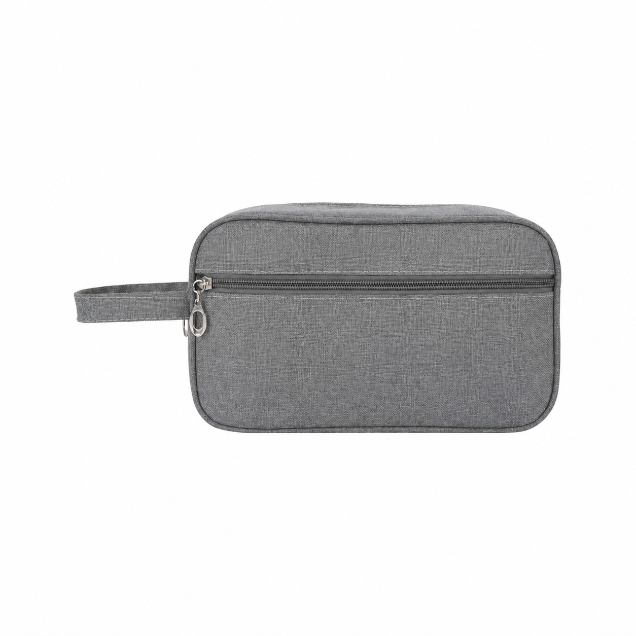 600D Polyester Toiletry Bag — Gray