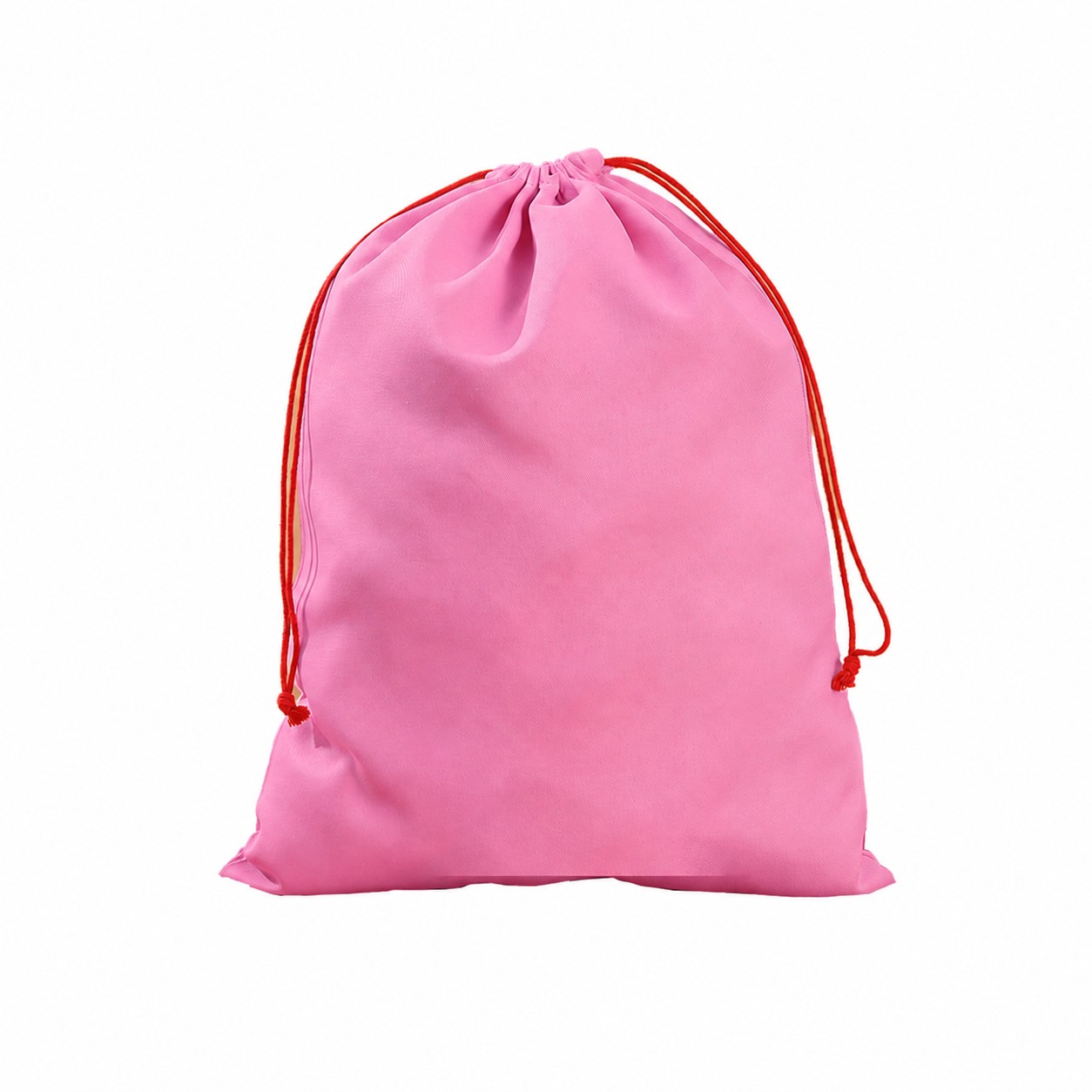 Cotton Drawstring Gift Sack — Pink