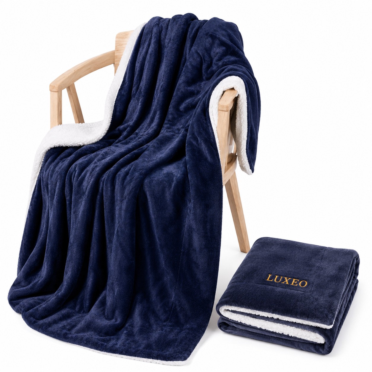 Dual Layer Micro Mink Sherpa Blanket