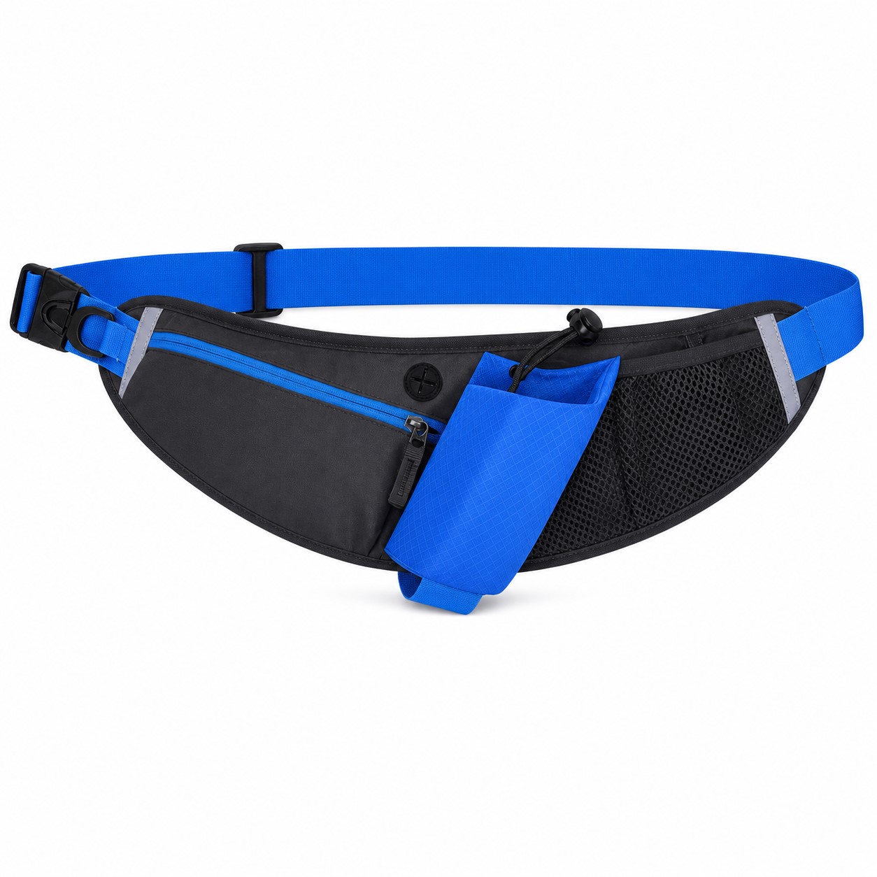 Nylon Running Fanny Pack With Mesh Pocket — view 2
