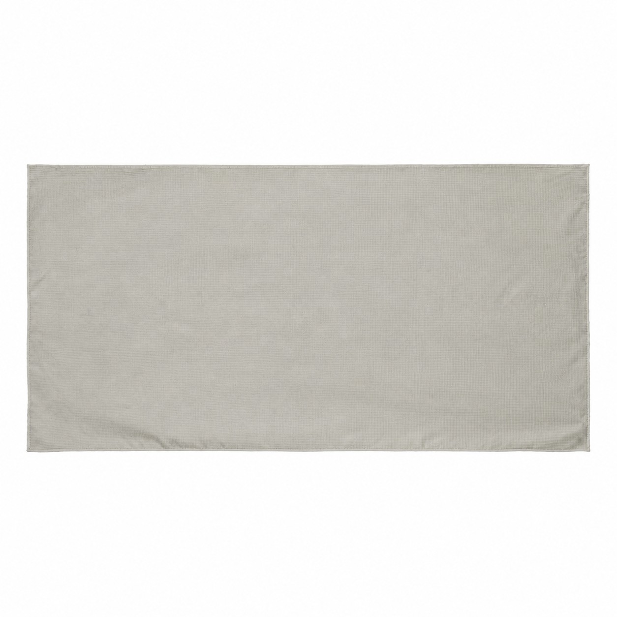 Waffle Weave Beach Towel — Nickel Silver