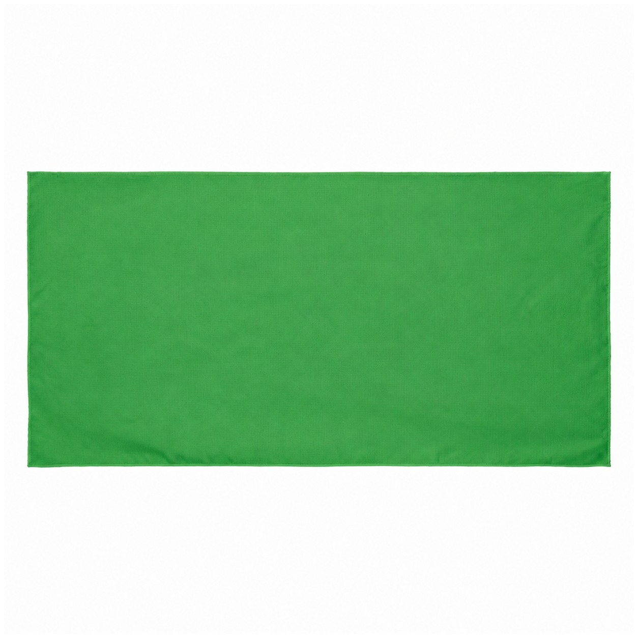 Waffle Weave Beach Towel — Green