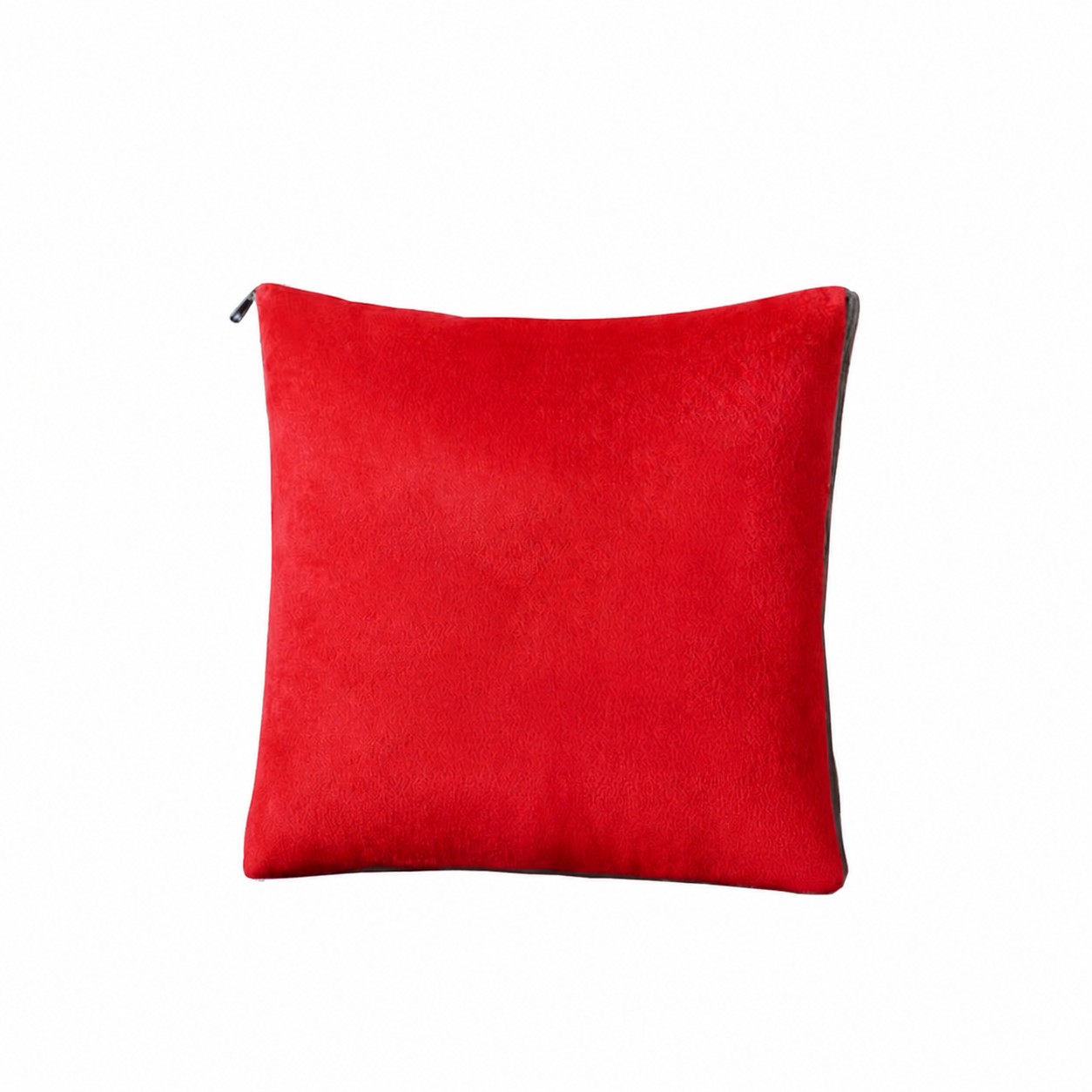 Dutch Velvet Travel Blanket Pillow — Red