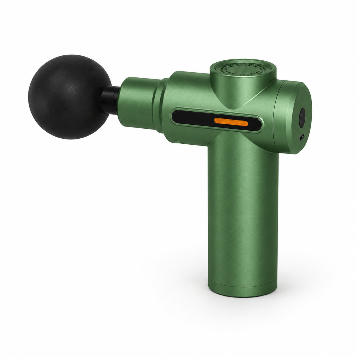 Compact Metal Massage Gun — Green