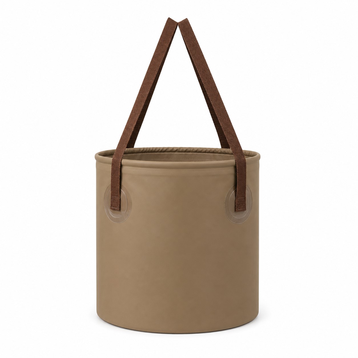 Collapsible PVC Water Bucket With Carry Handles — view 2