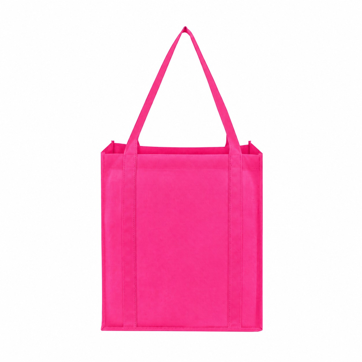 Reinforced Handles Tote Bag — Fuchsia Pink