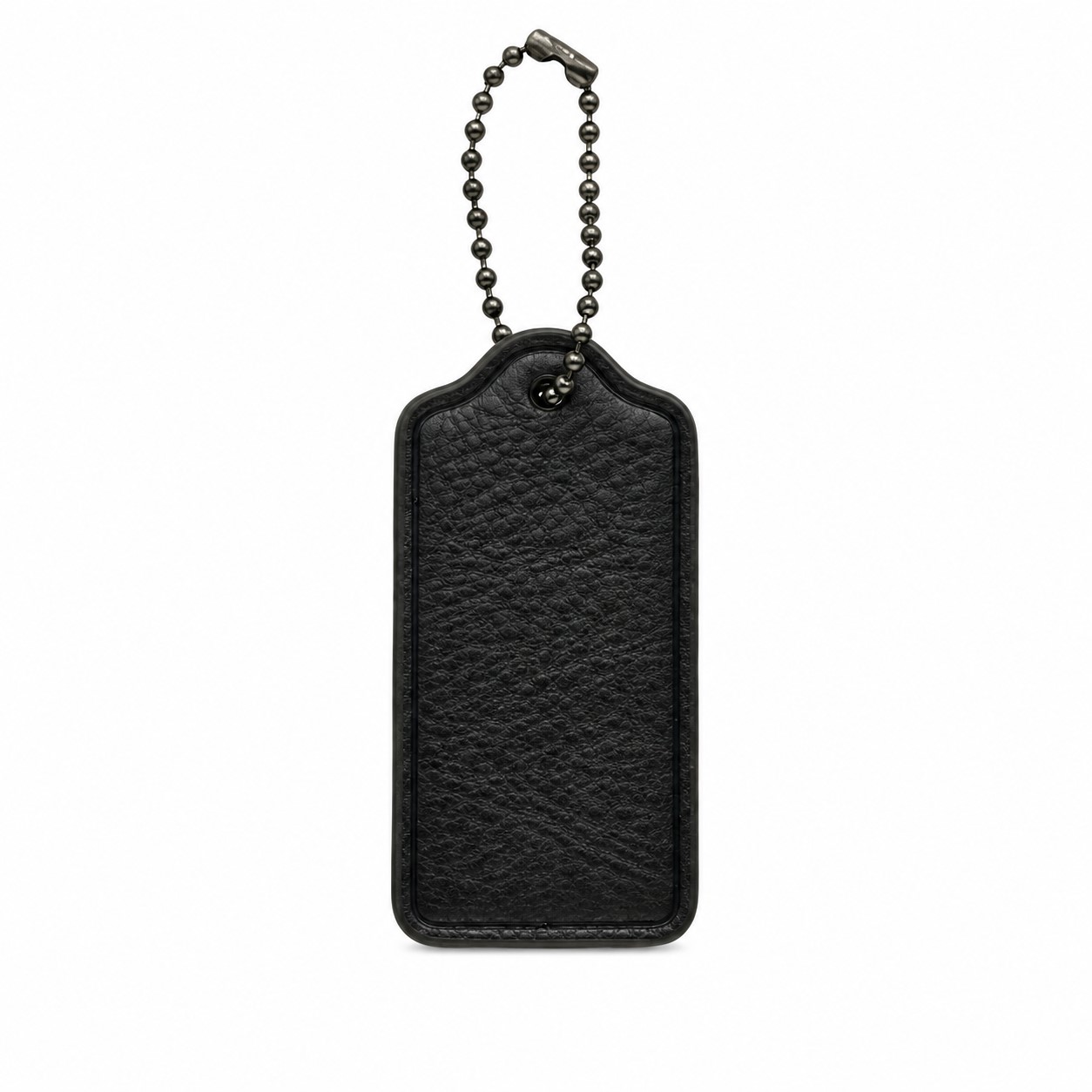 Rectangular Top Grain Cowhide Key Tag — view 2