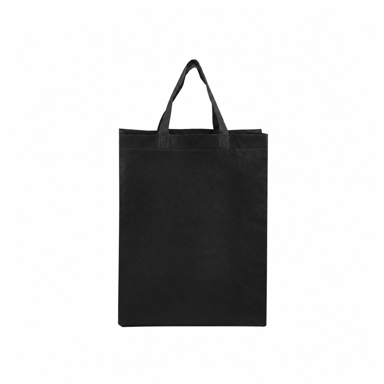 4" Gusset Tote Bag — Black