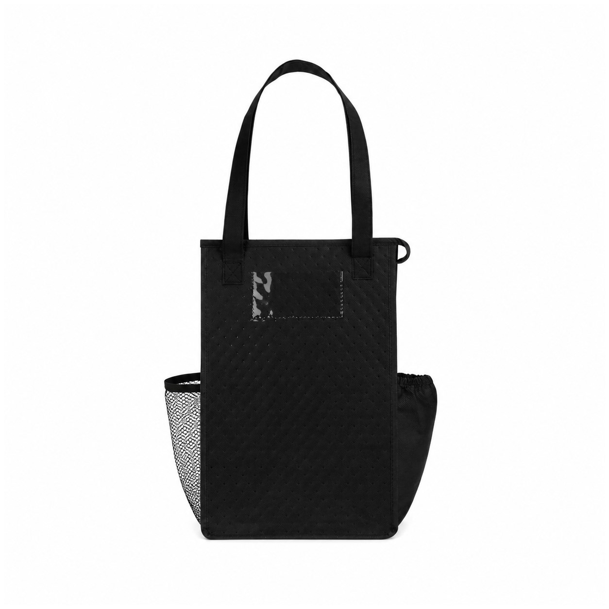 Reinforced Handles 9" Tote Bag — Black