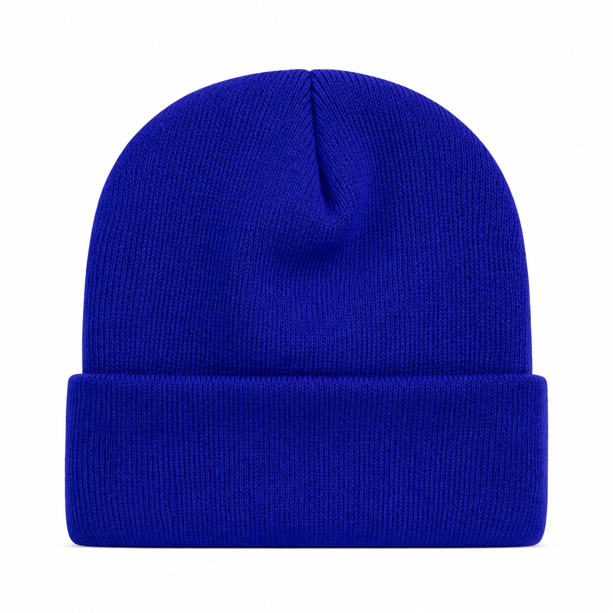 Foldover Cuff Acrylic Winter Beanie Hat — view 2