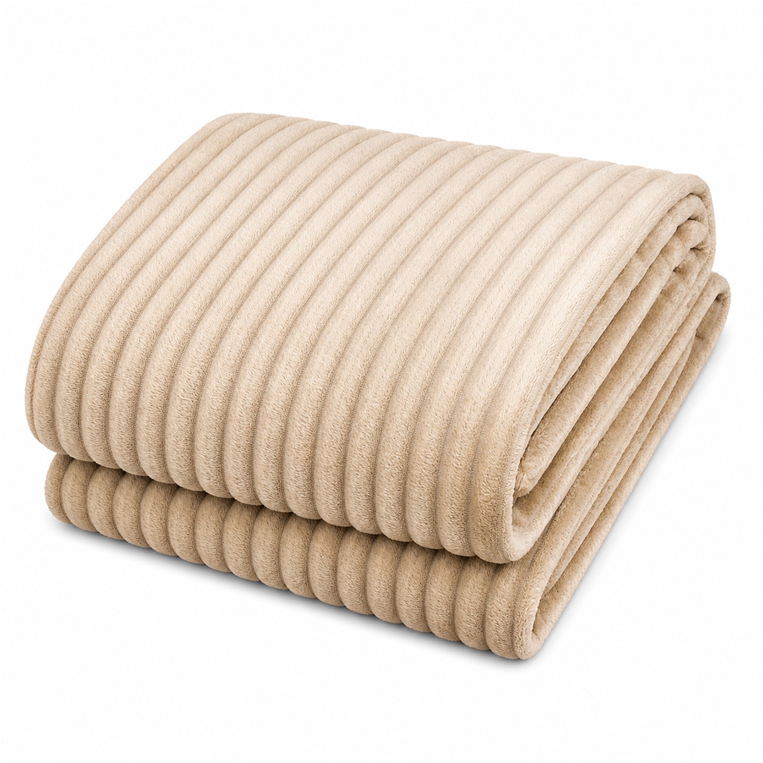 Ribbed Cashmere Flannel Blanket — view 2